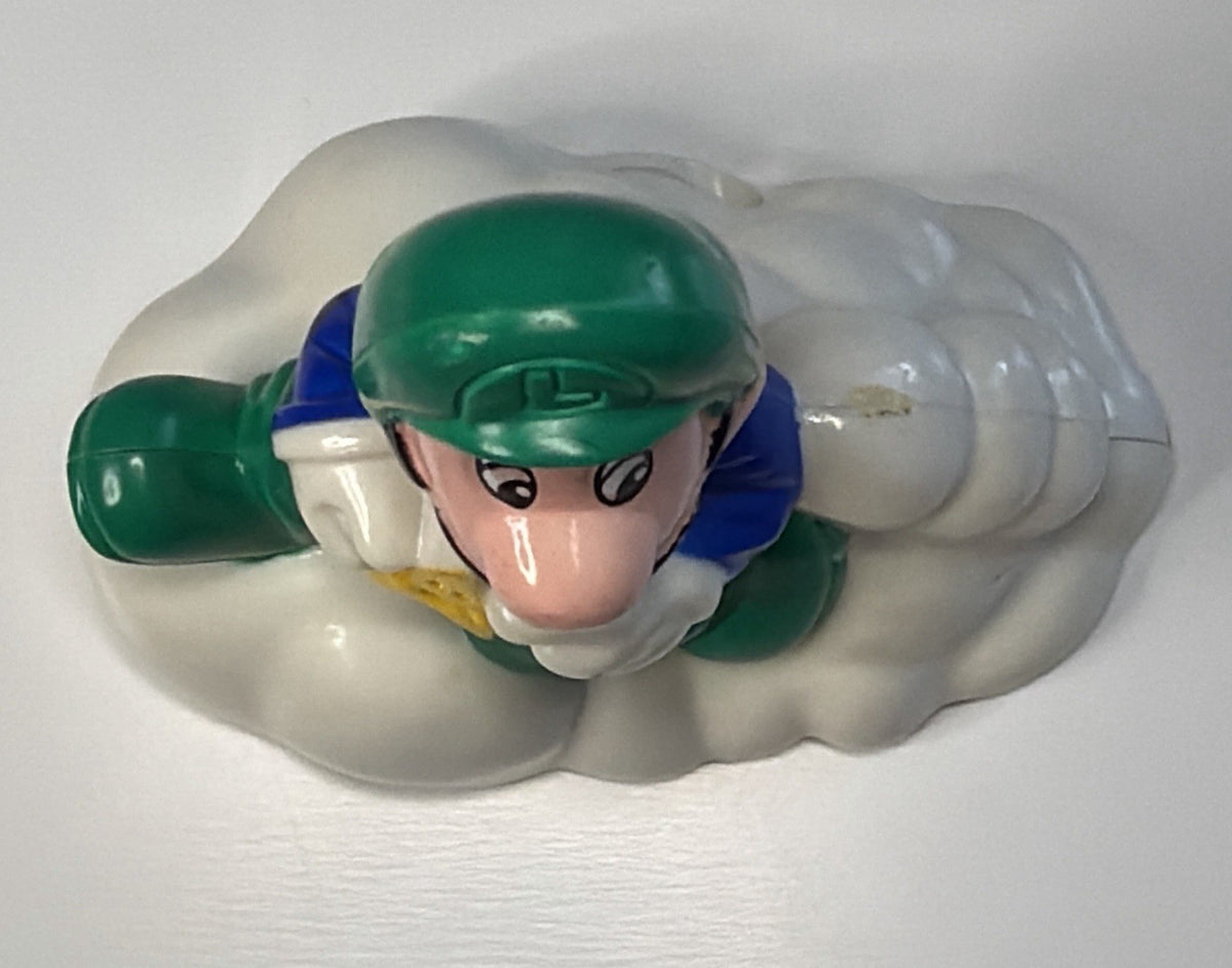 Vintage 1989 Nintendo Luigi On A Cloud Toy Works McDonald’s Happy Meal