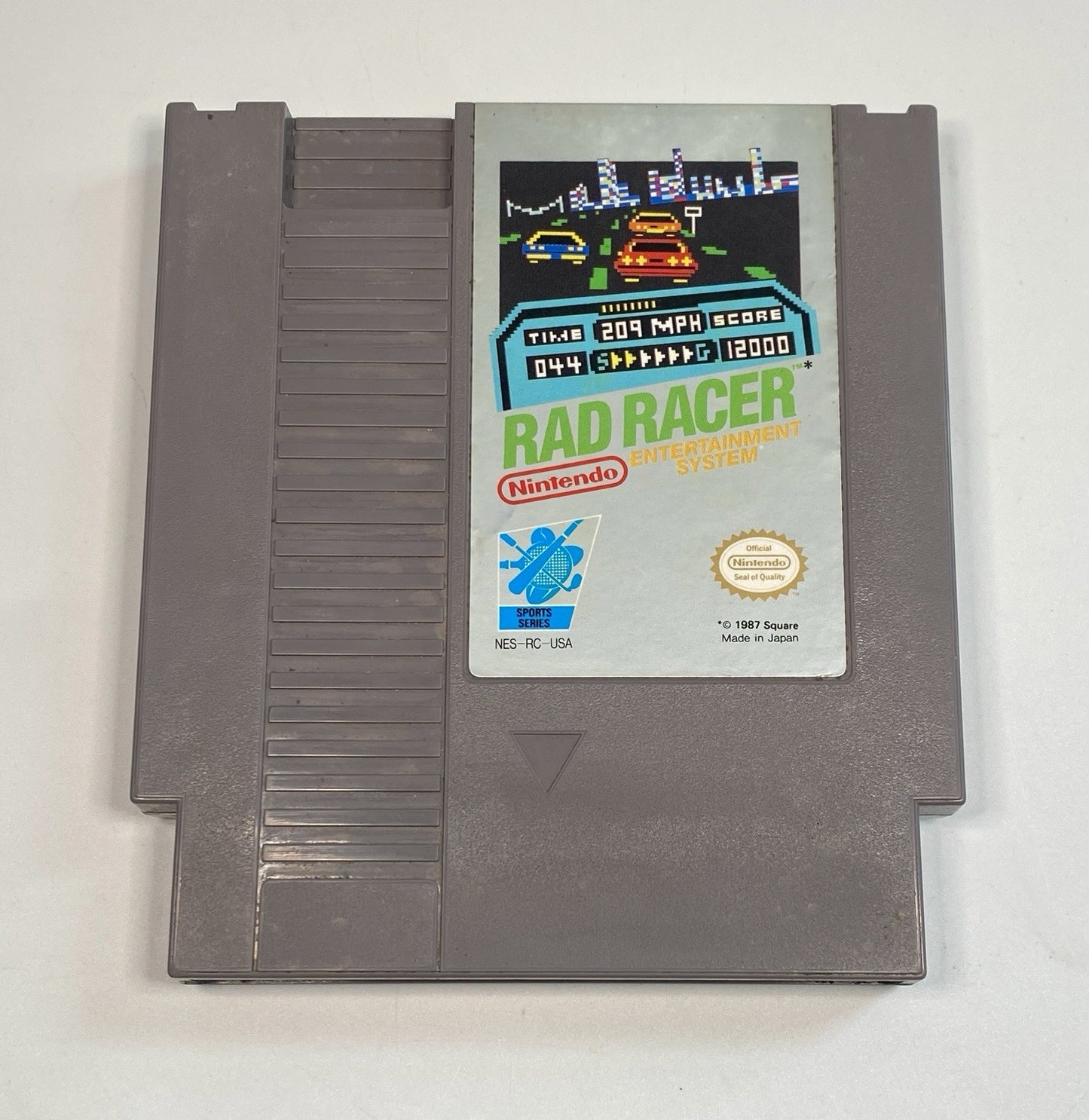 Rad Racer (NES, Nintendo Entertainment System, 1987) Tested and Working!