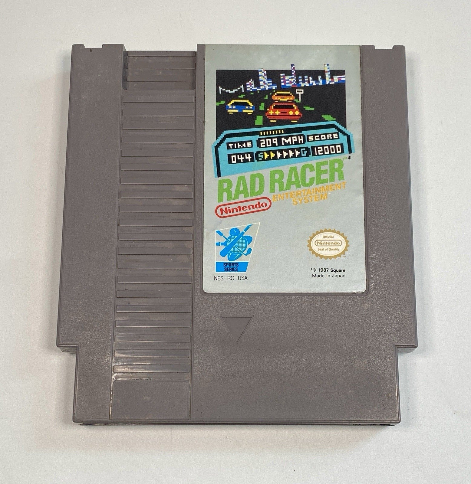 Rad Racer (NES, Nintendo Entertainment System, 1987) Tested and Working!
