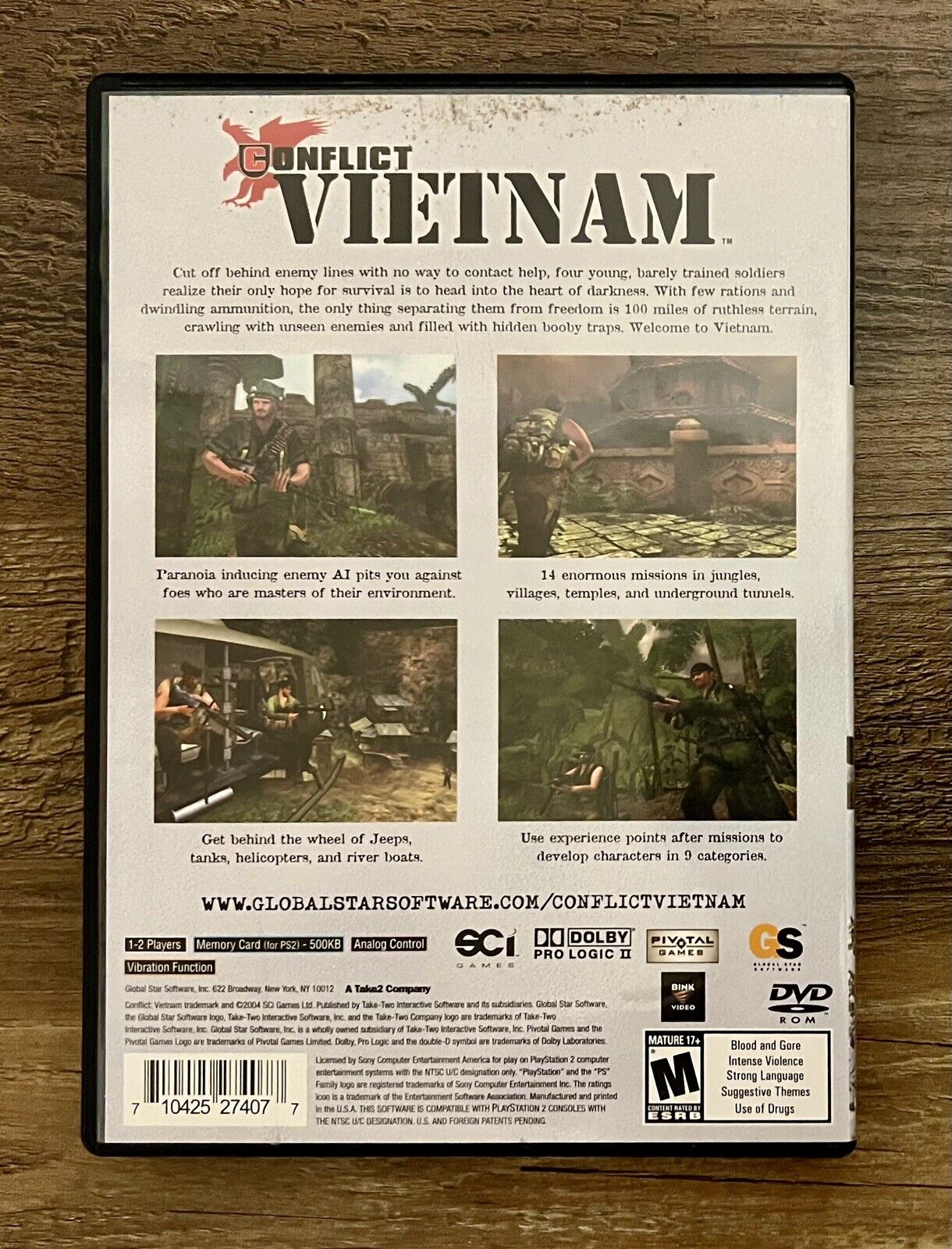 Conflict: Vietnam (Sony PlayStation 2, 2004) PS2 CIB  Tested & Works!