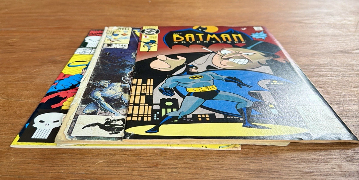 Vintage 90’s & 90’s Marvel DC 6 Comic Book Bundle Lot Batman Punisher & More!