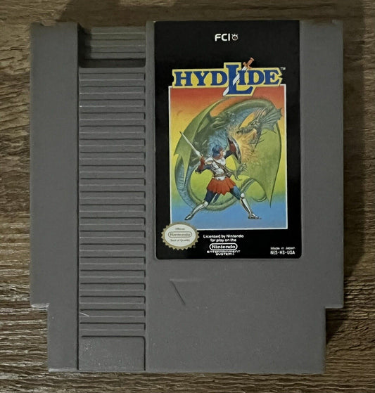 Hydlide (Nintendo Entertainment System, 1989) NES Authentic Tested And Working!