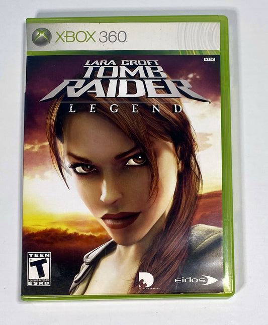 Laura Croft Tomb Raider Legend (Microsoft Xbox 360, 2006) CIB Complete W/ Manual