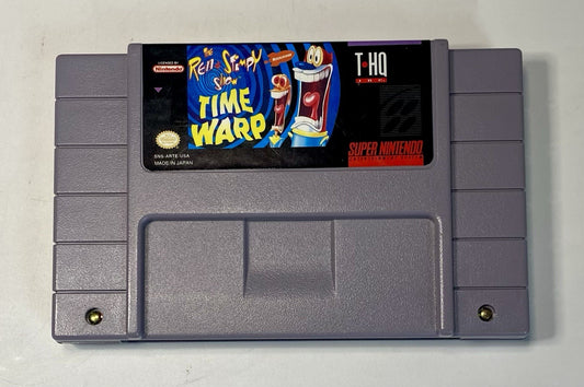 The Ren & Stimpy Show: Time Warp (Super Nintendo SNES, 1994) Tested Working