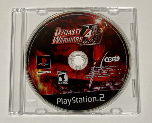 Dynasty Warriors 4: Xtreme Legends (Sony PlayStation 2, 2003) PS2 Disc Only