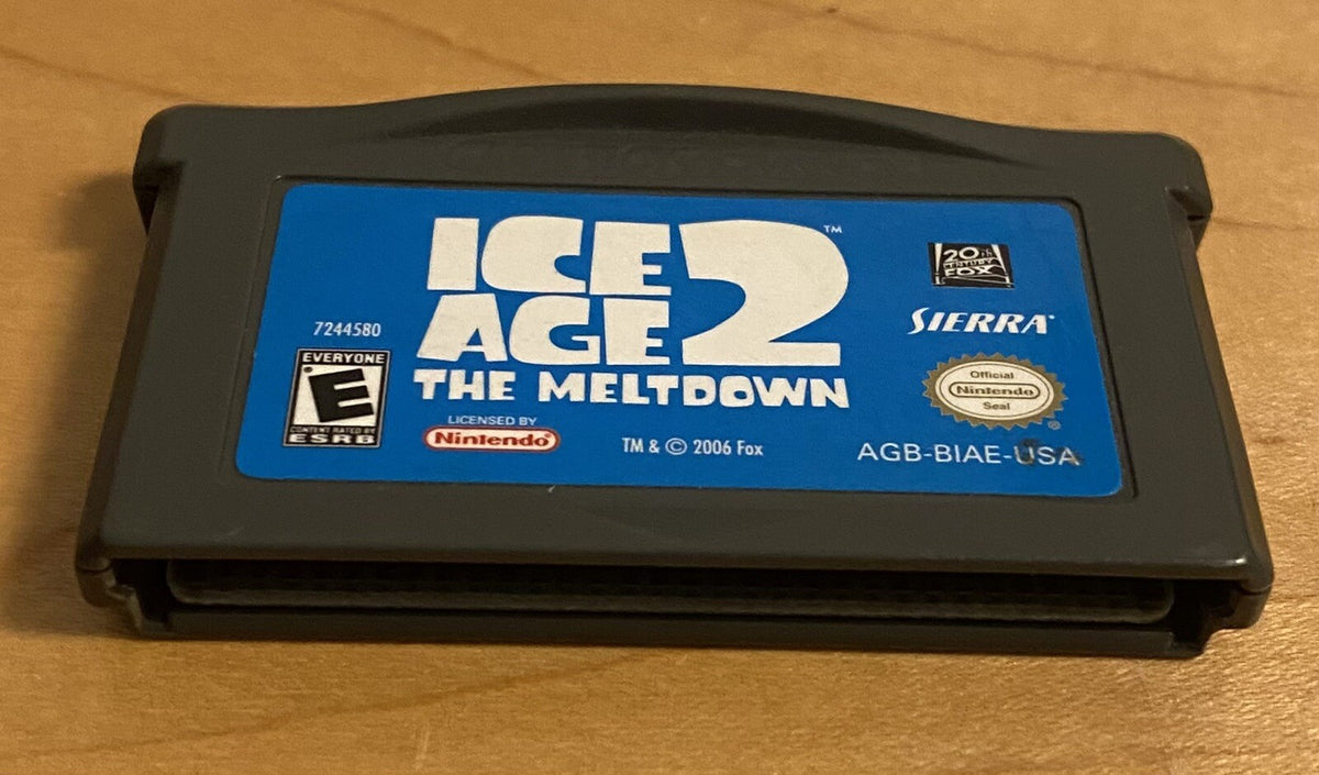 Ice Age 2: The Meltdown (Nintendo Game Boy Advance GBA, 2006) CIB W/ Manual