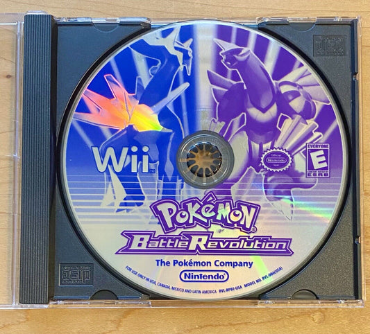 Pokemon Battle Revolution (Nintendo Wii, 2007) Disc Only, Authentic & Tested