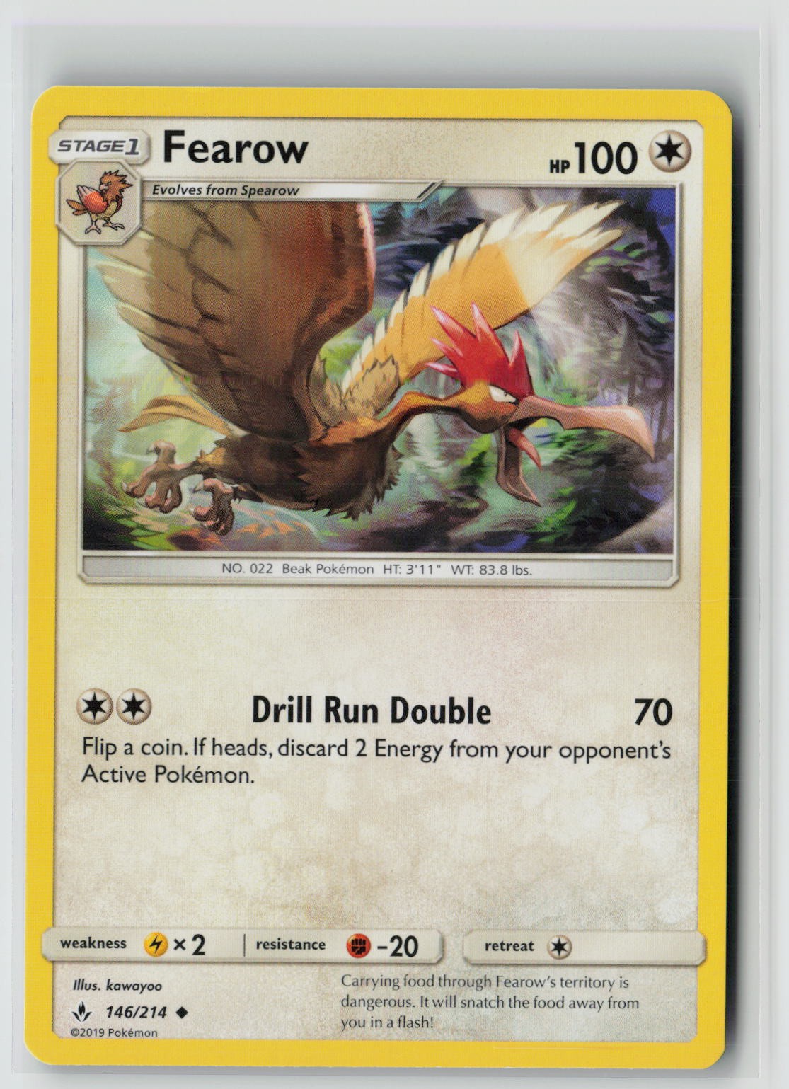 Fearow (SM - Unbroken Bonds 146/214) NM