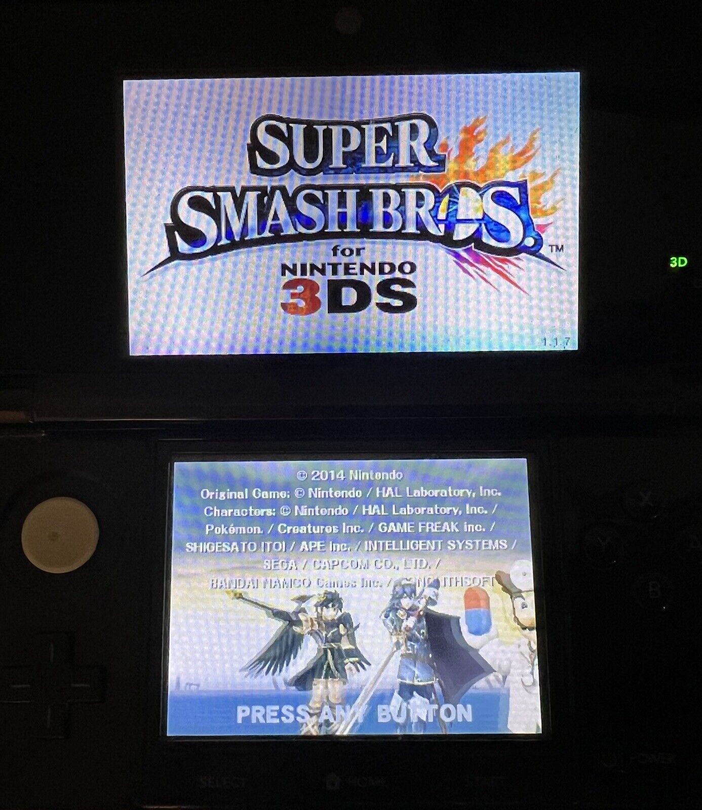 Super Smash Bros - Nintendo 3DS - CIB - Tested/Works!