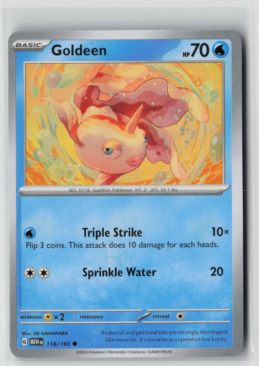 Goldeen (SV: Scarlet & Violet 151 118/165) NM
