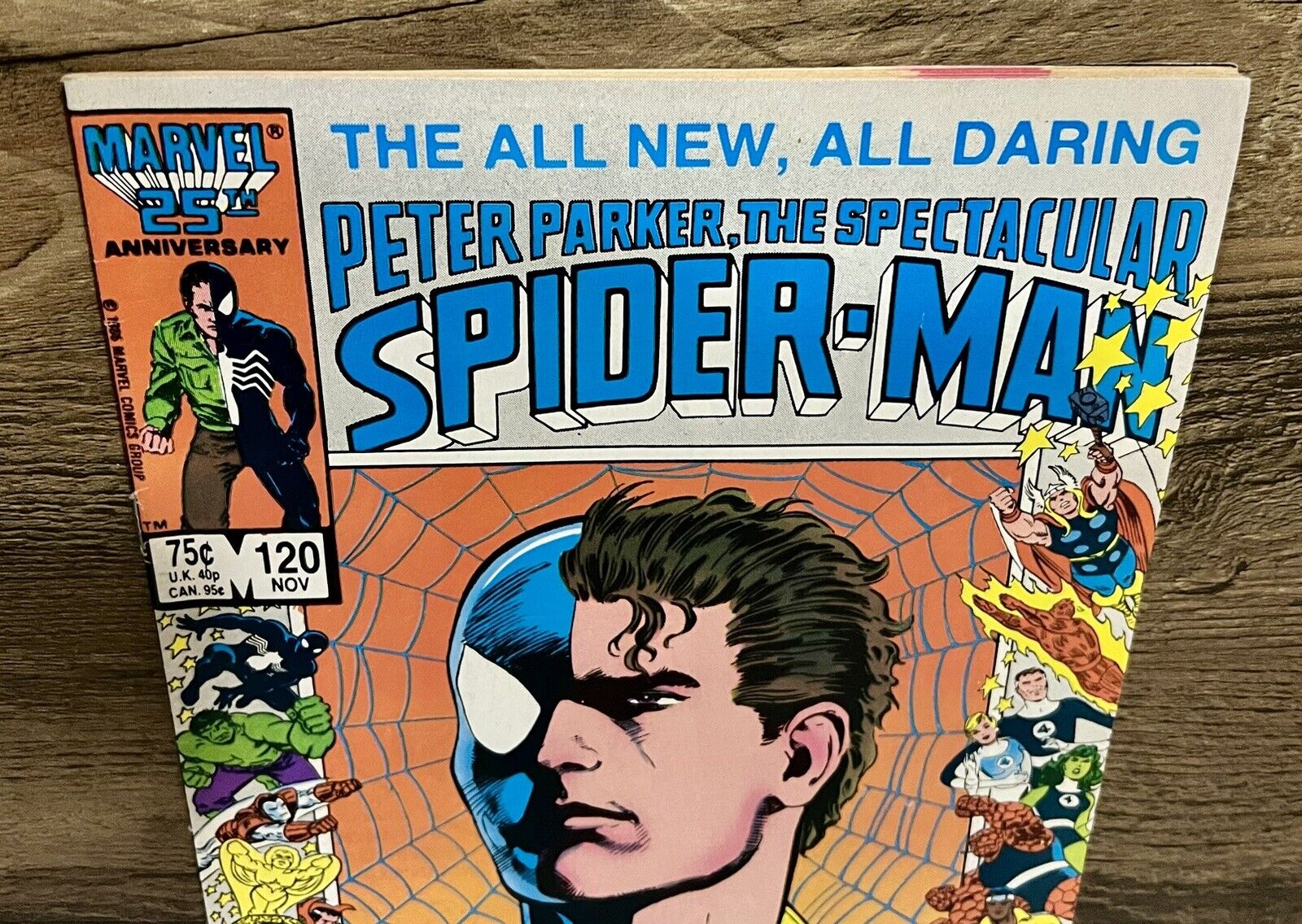 Peter Parker Spectacular Spider-Man 1986 #120 Fine/Very Fine