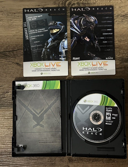 Halo Reach (Xbox 360, 2010) CIB Complete w/ Manual Tested