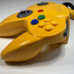 Yellow N64 Nintendo 64 Controller OEM w/ 8BitDo Hall Effect Joystick Tested