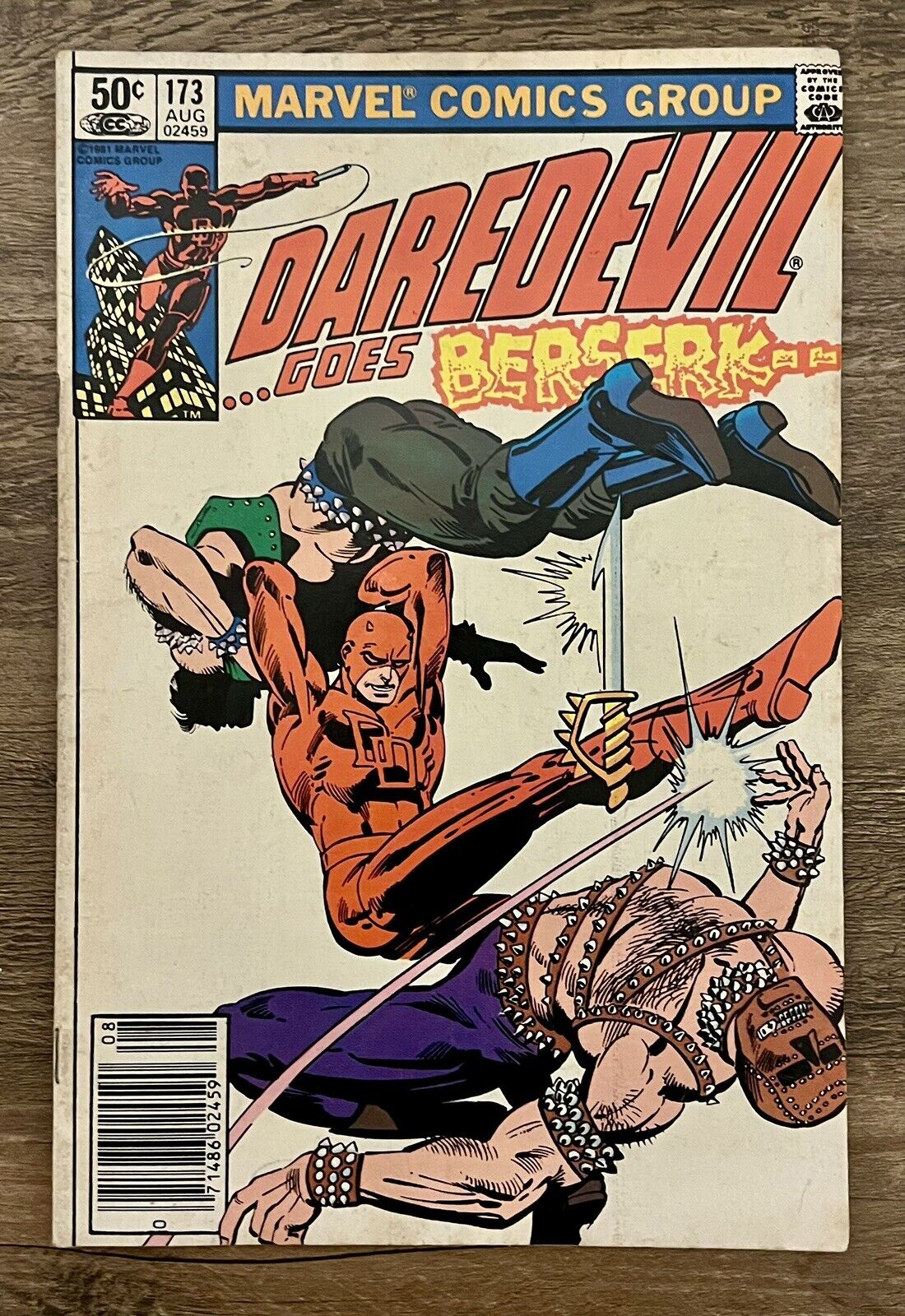 DAREDEVIL GOES BERSERK #173_AUGUST 1981