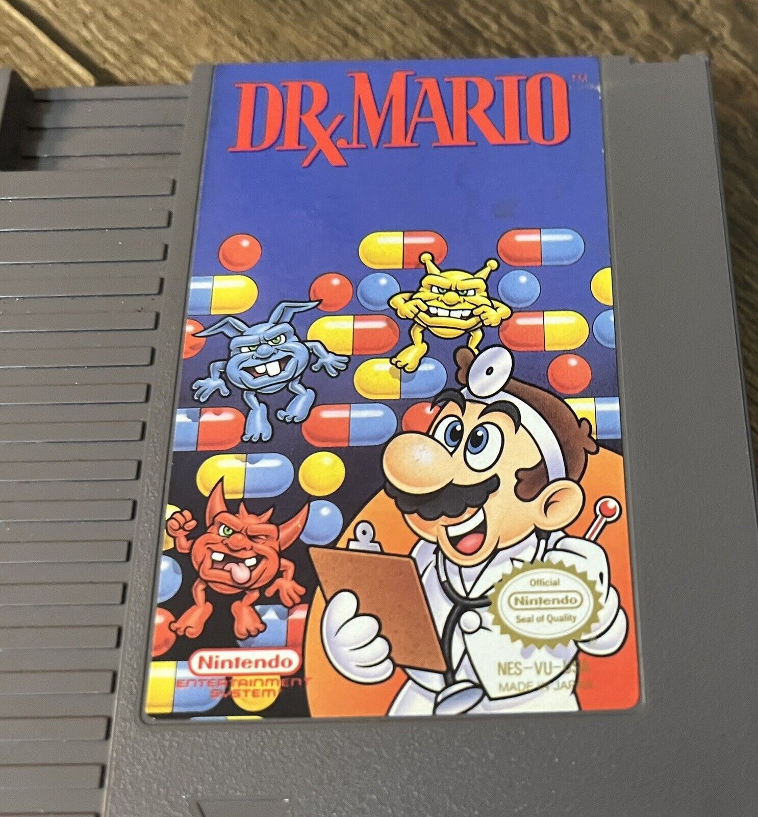 Dr. Mario Nintendo NES Authentic Tested and Working!