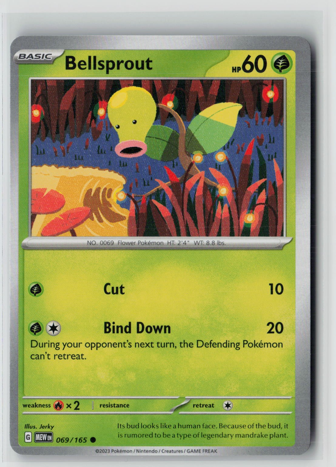 Bellsprout (SV: Scarlet & Violet 151 069/165) NM
