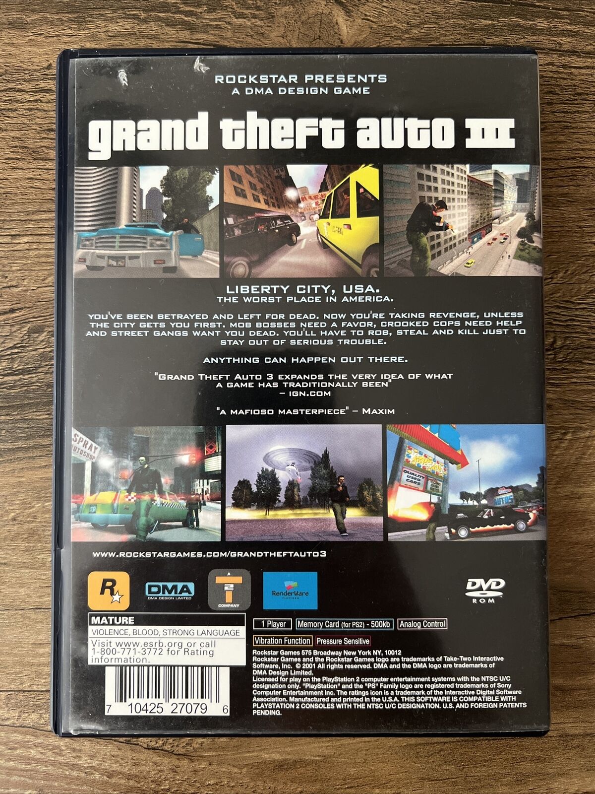 Grand Theft Auto III & Vice City Bundle | PlayStation 2 (PS2), W/ Manuals Tested