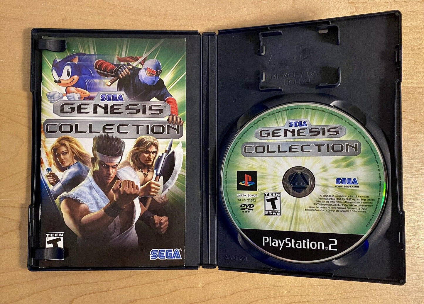 Sega Genesis Collection (Sony PlayStation 2 PS2, 2006) CIB W/ Manual, Tested