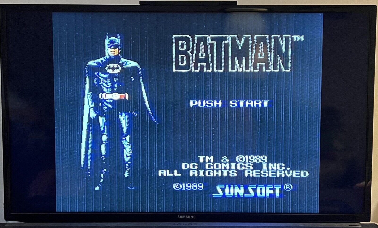 Batman The Video Game Nintendo NES Original Cleaned Tested Authentic Works! Mint