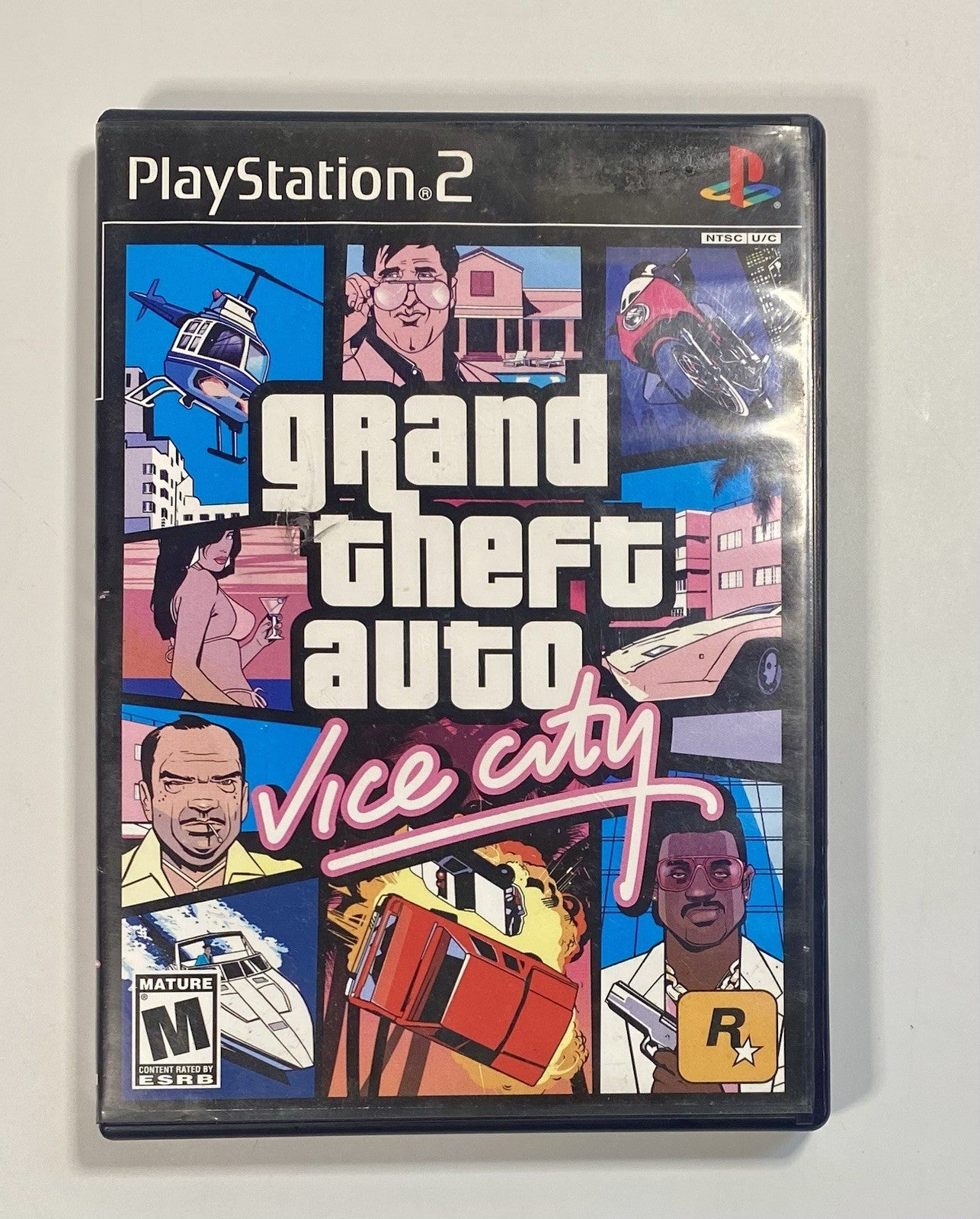 Grand Theft Auto Vice City PlayStation 2 PS2 CIB Complete W/ Manual & Map Works
