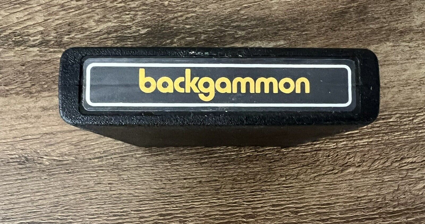 Backgammon Atari 2600 Complete CIB  Special Edition Tested & Works!