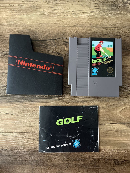 NES Open Tournament Golf (Nintendo NES, 1991) NES Cart and Manual - Tested