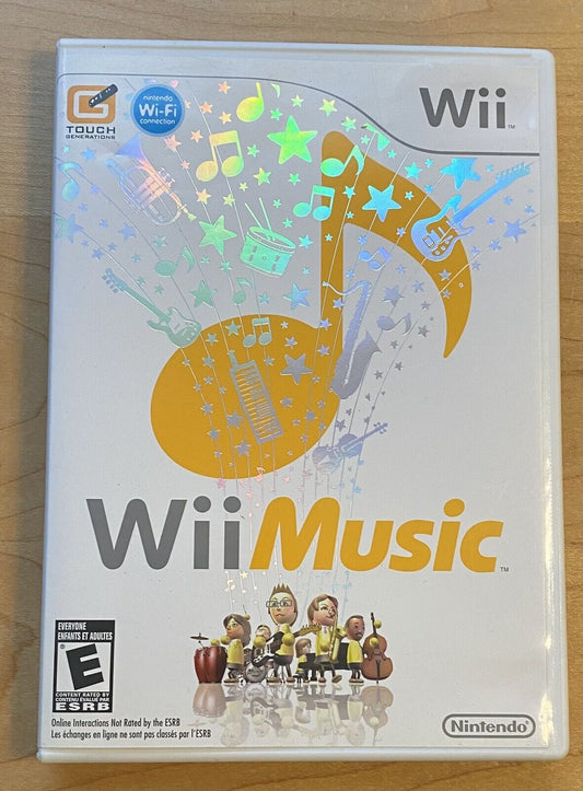 Wii Music (Nintendo Wii, 2008) CIB W/ Manual + Reg Card, Authentic & Tested