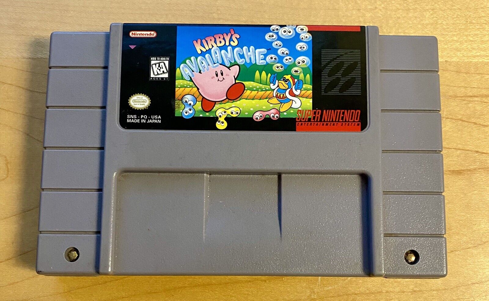 Kirby's Avalanche (Super Nintendo SNES, 1995) Cartridge Only, Authentic & Tested