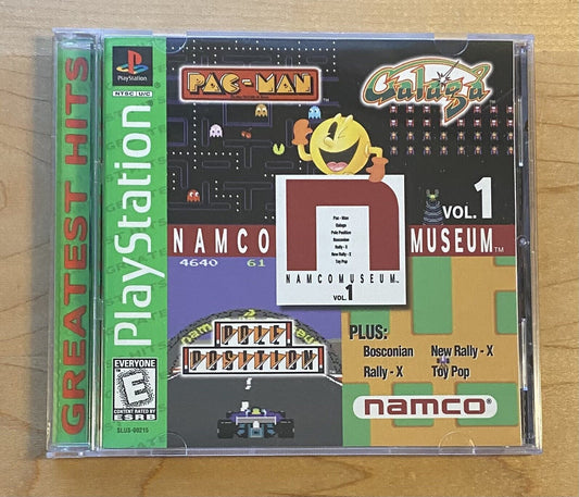 Namco Museum Vol. 1 (PlayStation 1 PS1, 1995) CIB W/ Manual & Reg Card, Tested