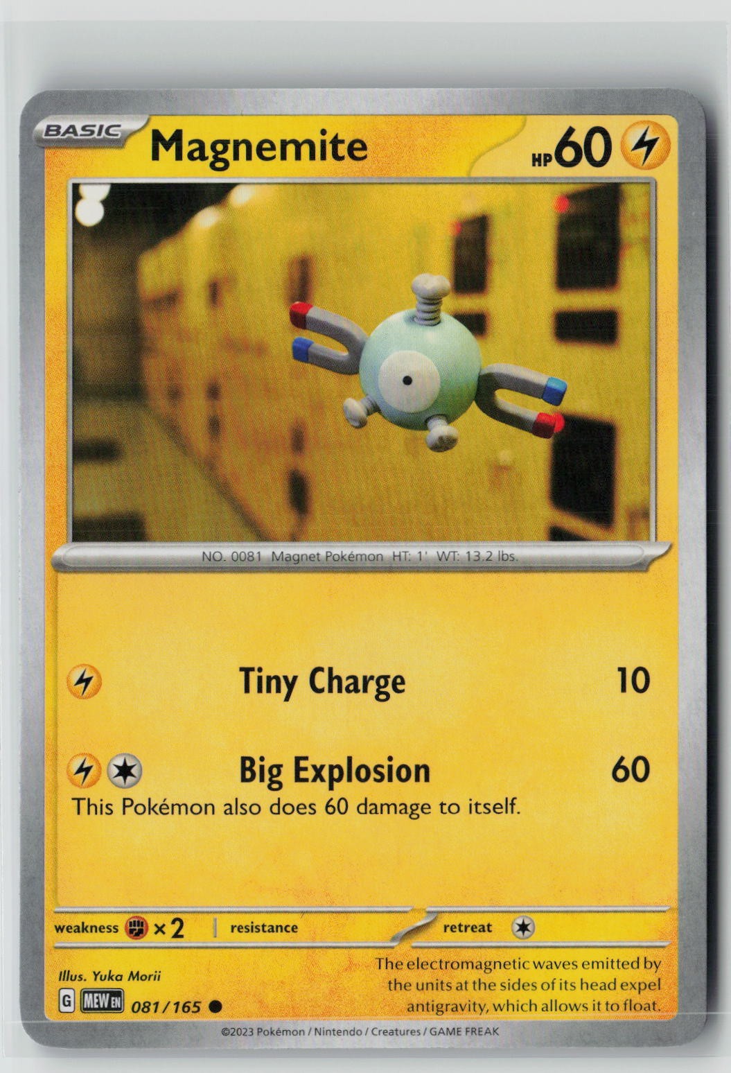 Magnemite (SV: Scarlet & Violet 151 081/165) NM