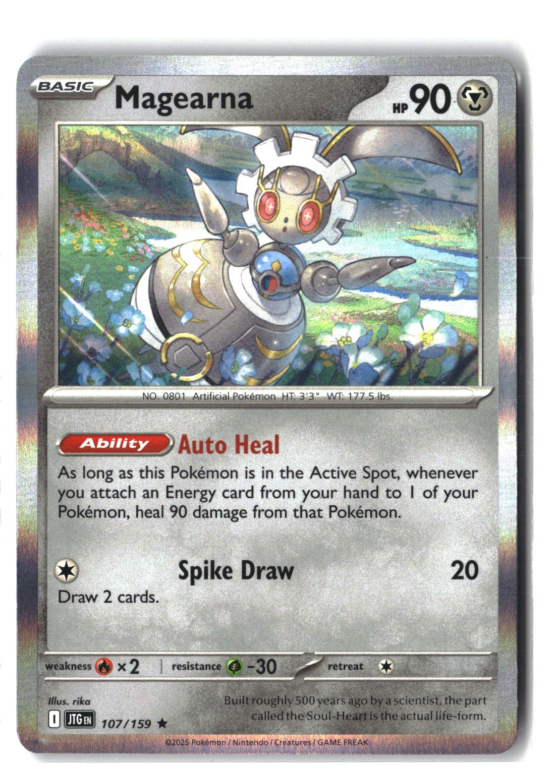 Magearna Holofoil NM (Journey Together 107/159)