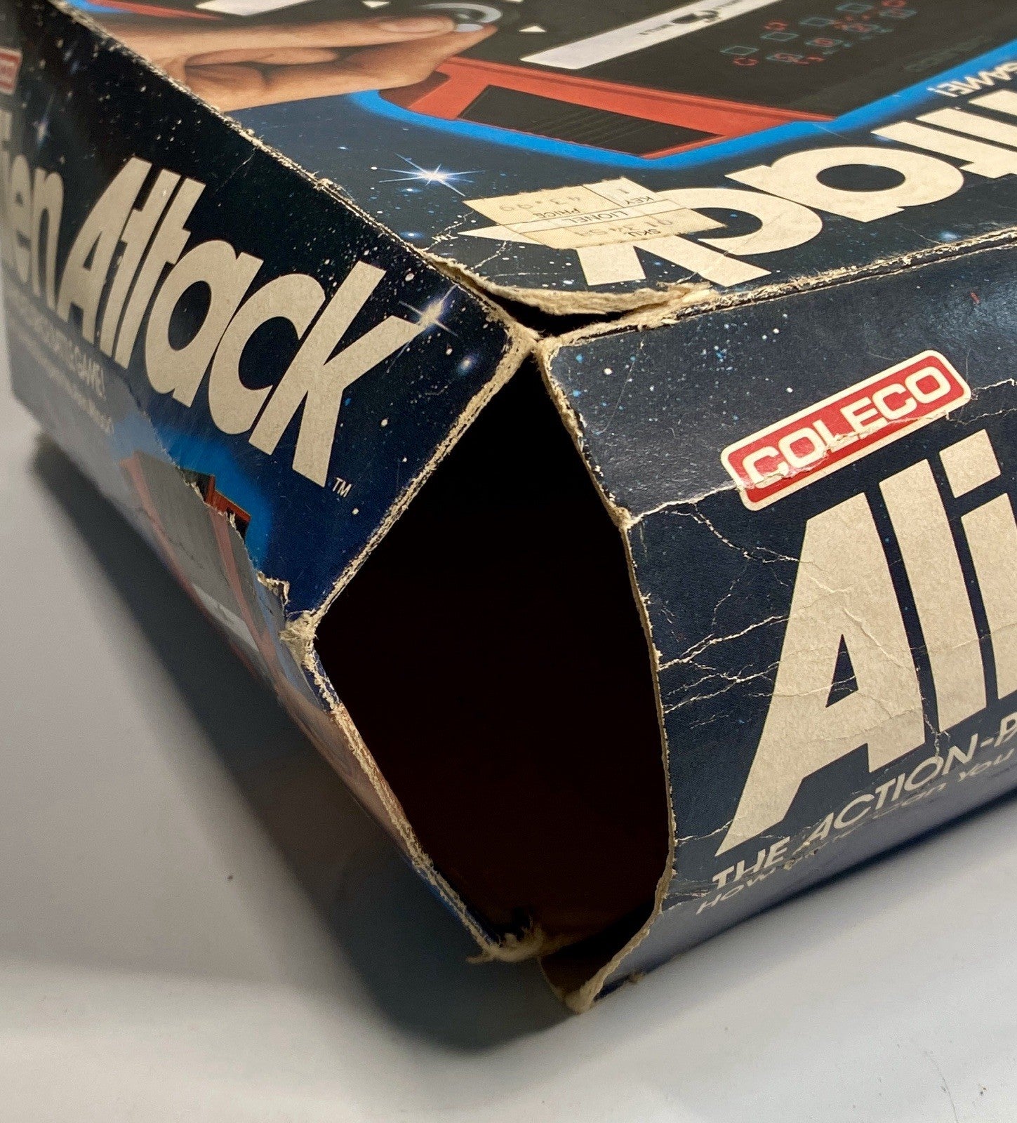 Vintage Alien Attack Electronic Handheld Game Complete w/ Box & Manual Tested