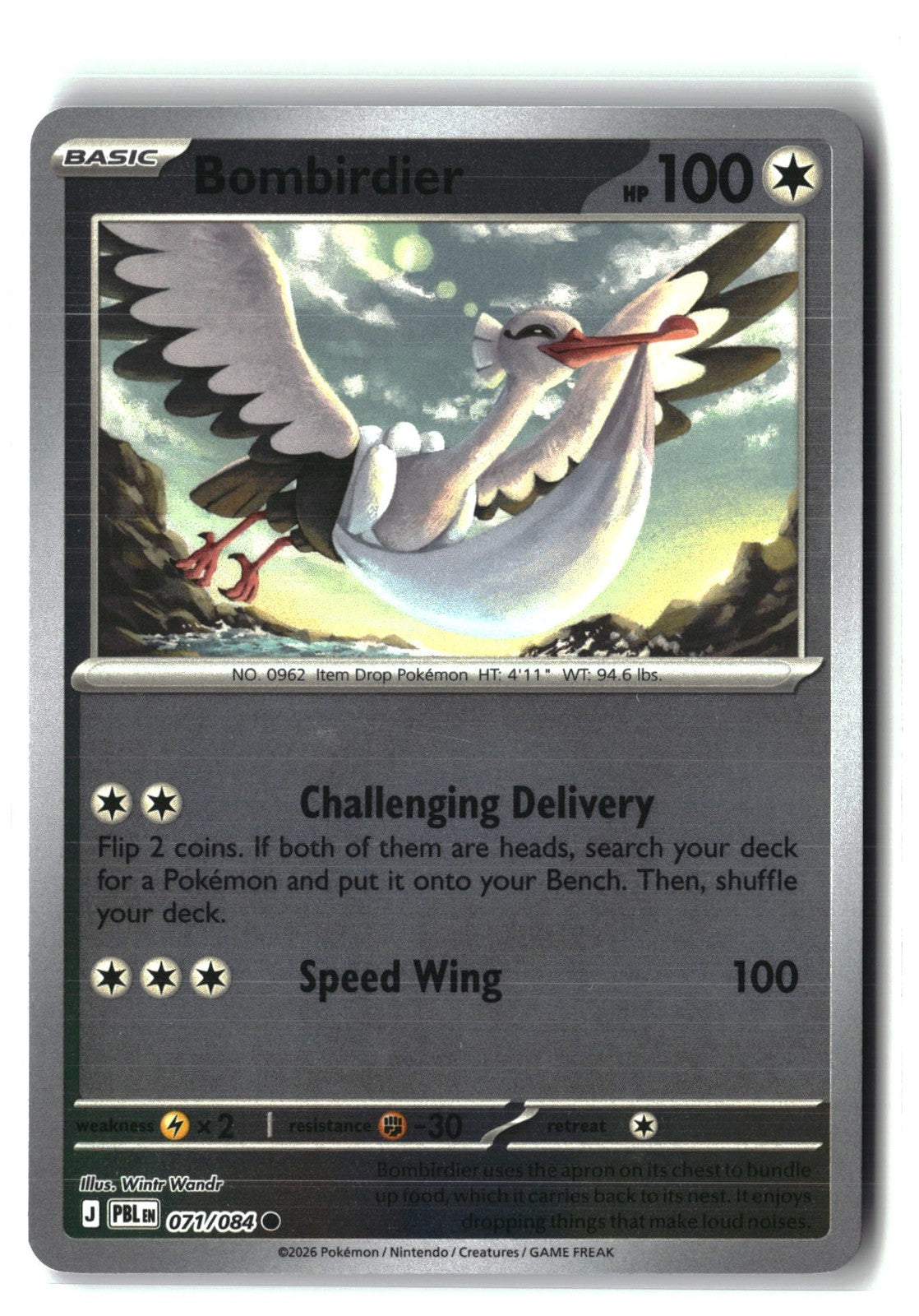 Bombirdier Reverse Holofoil NM (Pitch Black 071/084)