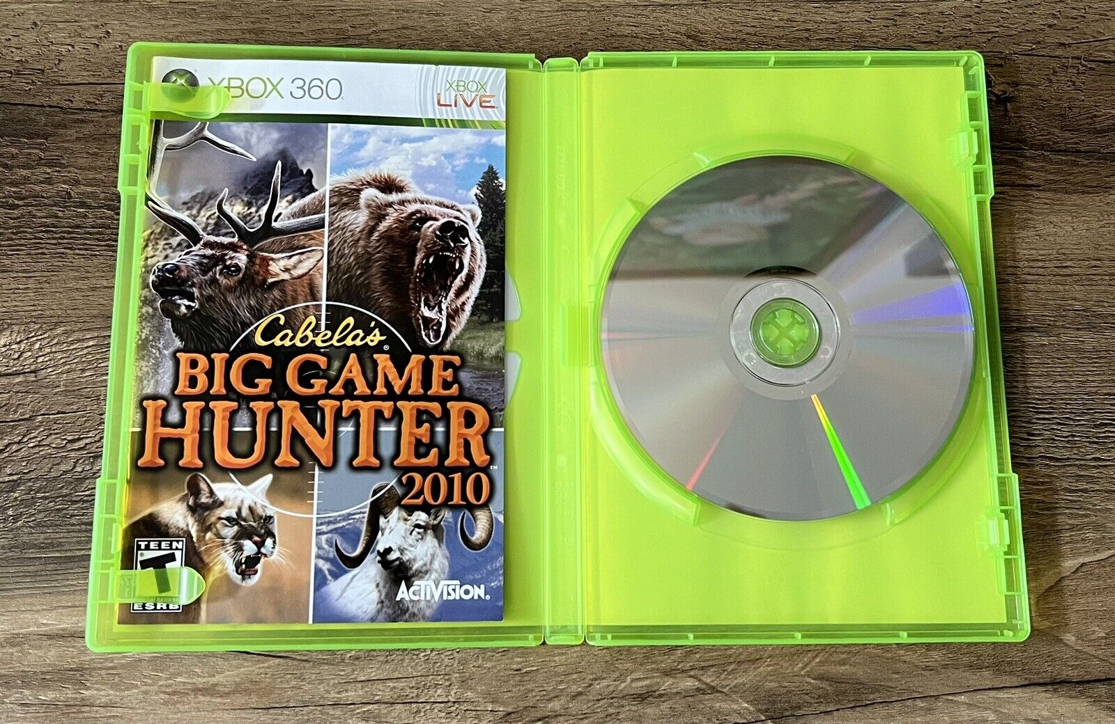 Cabela's Big Game Hunter 2010 (Microsoft Xbox 360, 2009) Tested & Works!