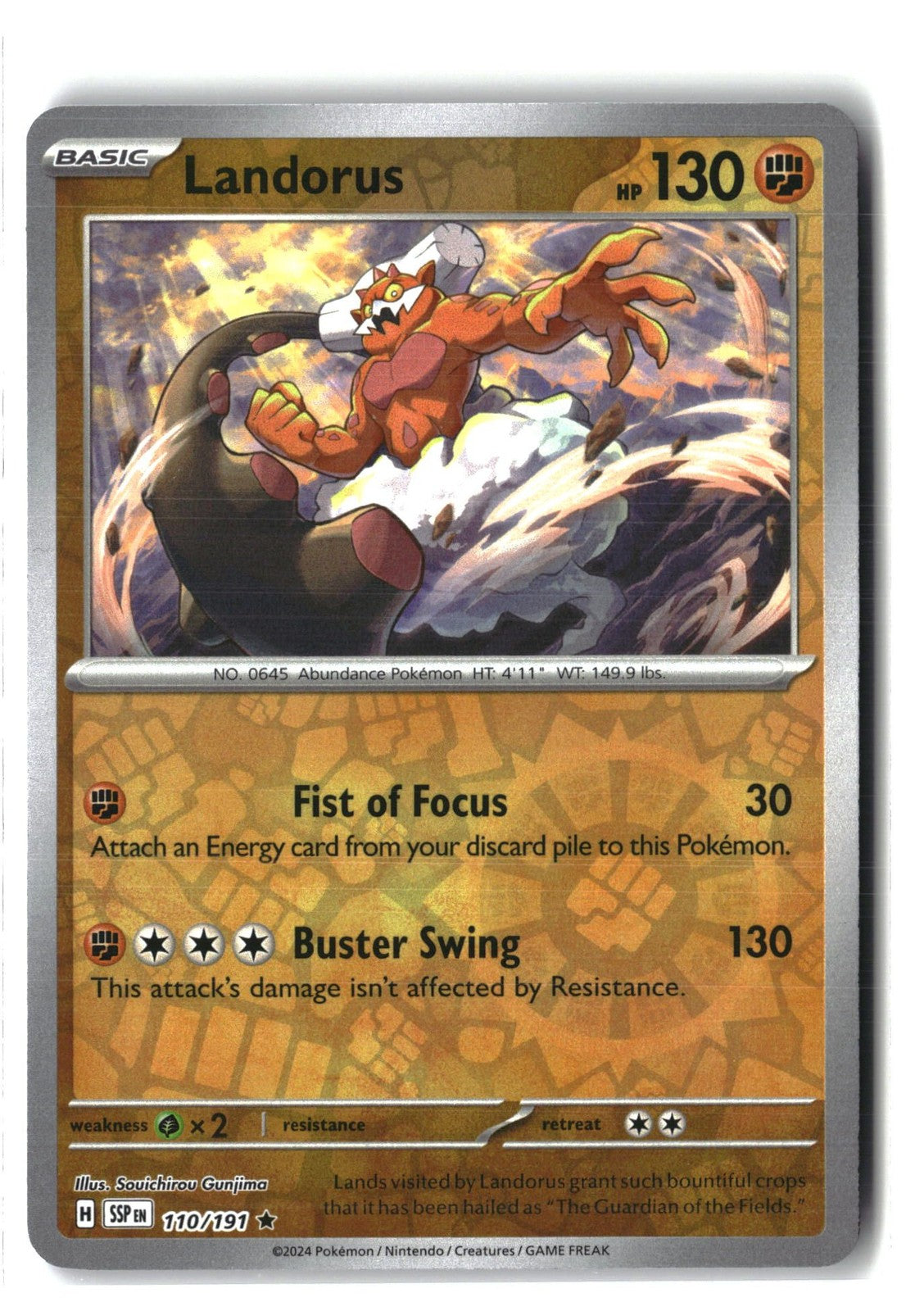 Landorus Reverse Holofoil NM (Surging Sparks 110/191)