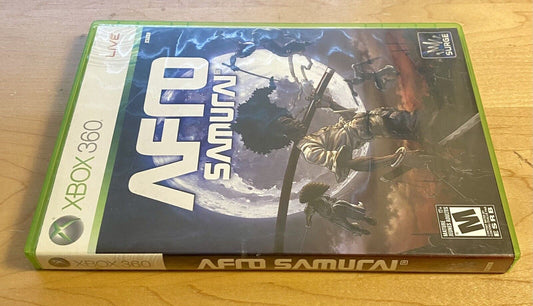 Afro Samurai (Microsoft Xbox 360, 2009) CIB with Manual, Tested, No Sleeve