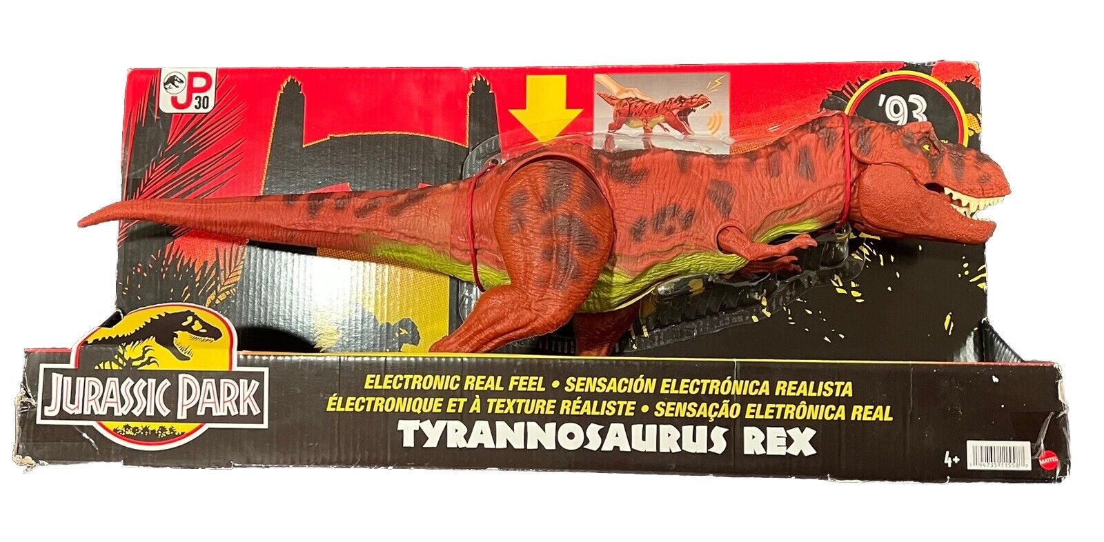 Jurassic Park Tyrannosaurus Rex Electronic Real Feel 93 Classic T-Rex NEW