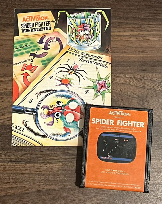 Spider Fighter  (Atari 2600, Activision) With Manual and tested.