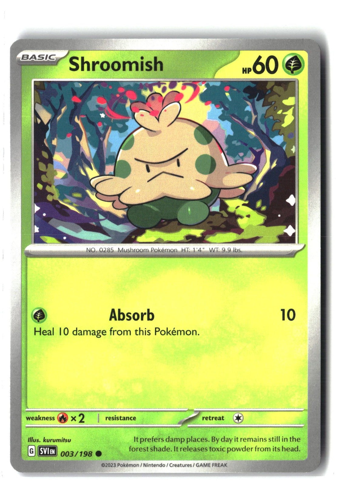 Shroomish (Scarlet & Violet Base Set 003/198) NM