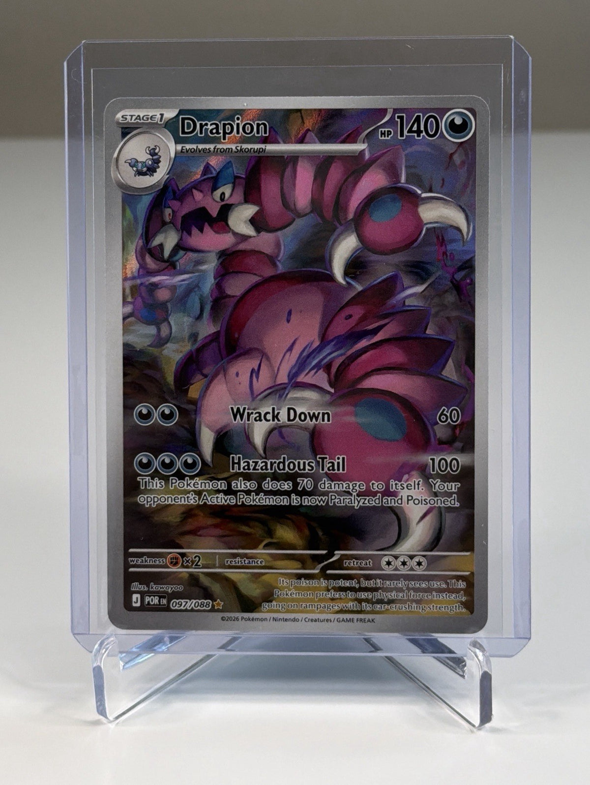 Drapion - 097/088 Illustration Rare ME03: Perfect Order Pokemon TCG NM Near Mint