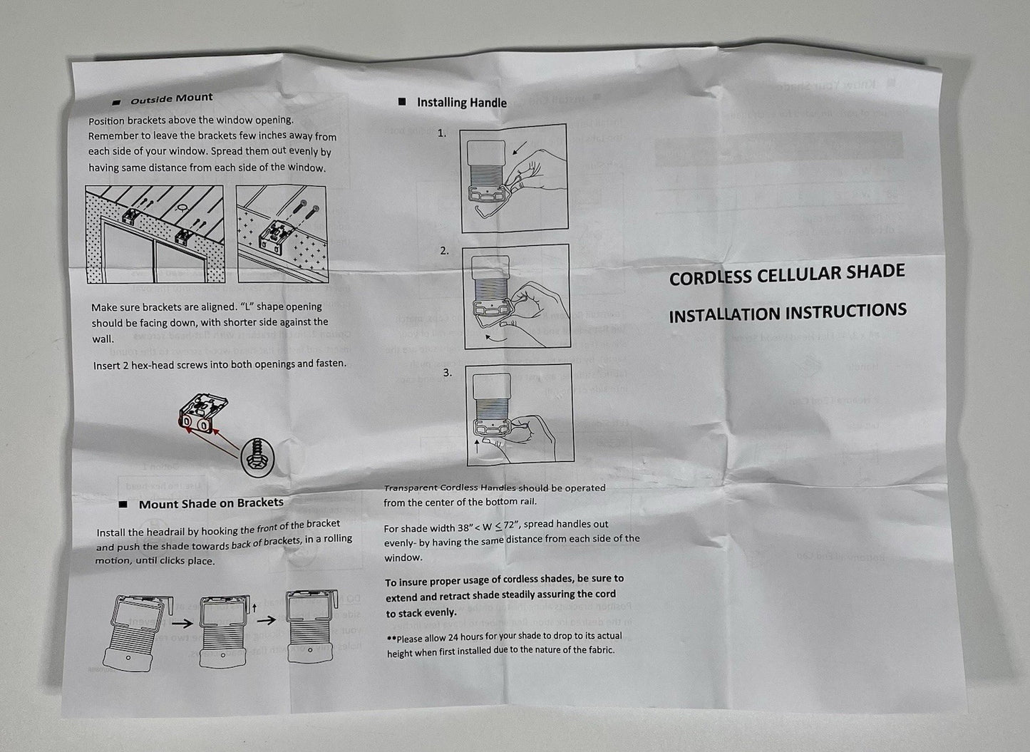 Simply Cordless Customized (S) 30 X 72 Blinds