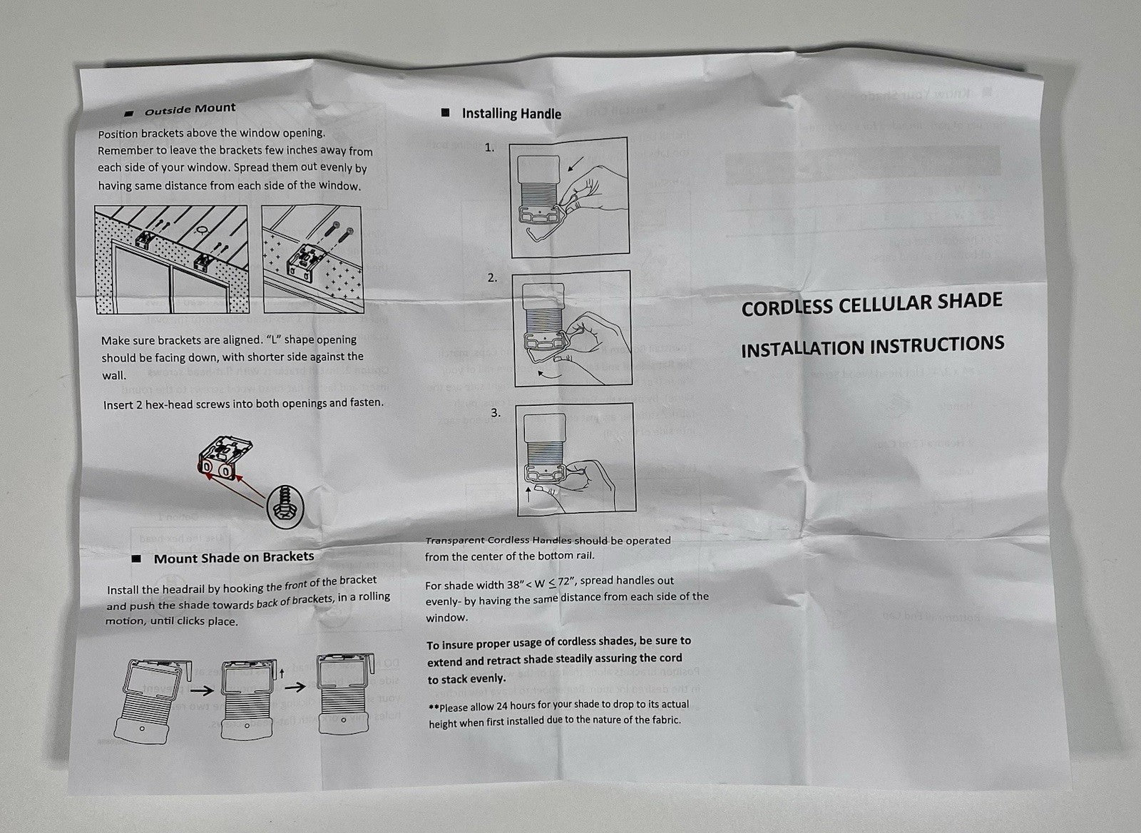 Simply Cordless Customized (S) 30 X 72 Blinds