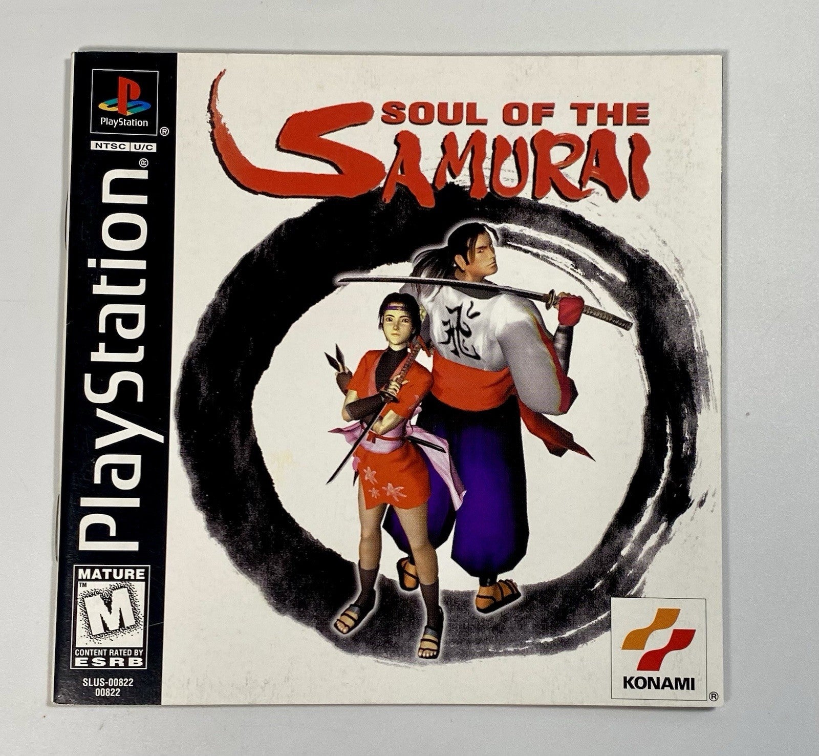 Soul of the Samurai (Sony PlayStation 1, 1999) Disc, Manual & Reg Card, Tested