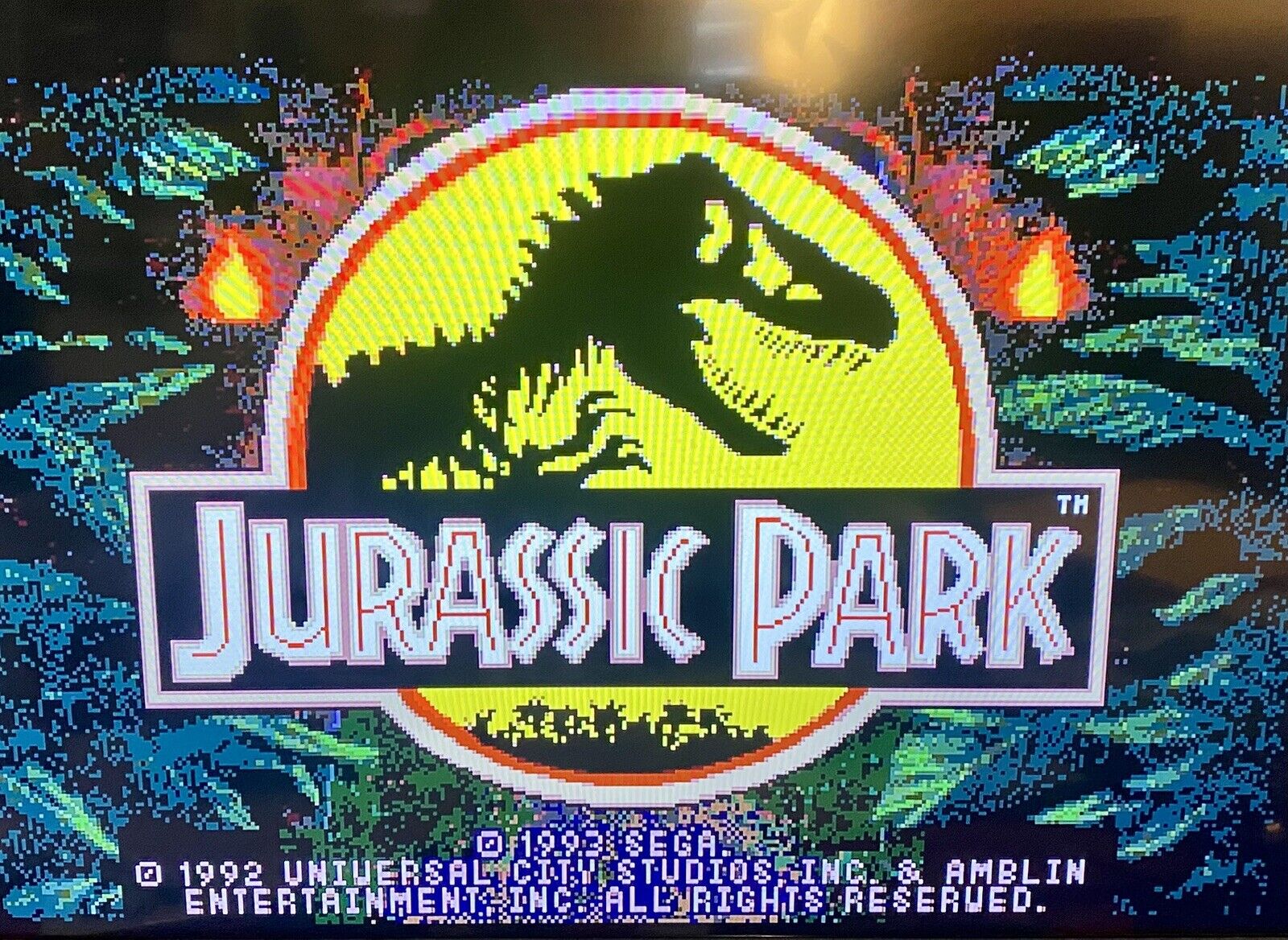 Jurassic Park (Sega Genesis, 1993) Cartridge Only, Authentic, Tested & Working