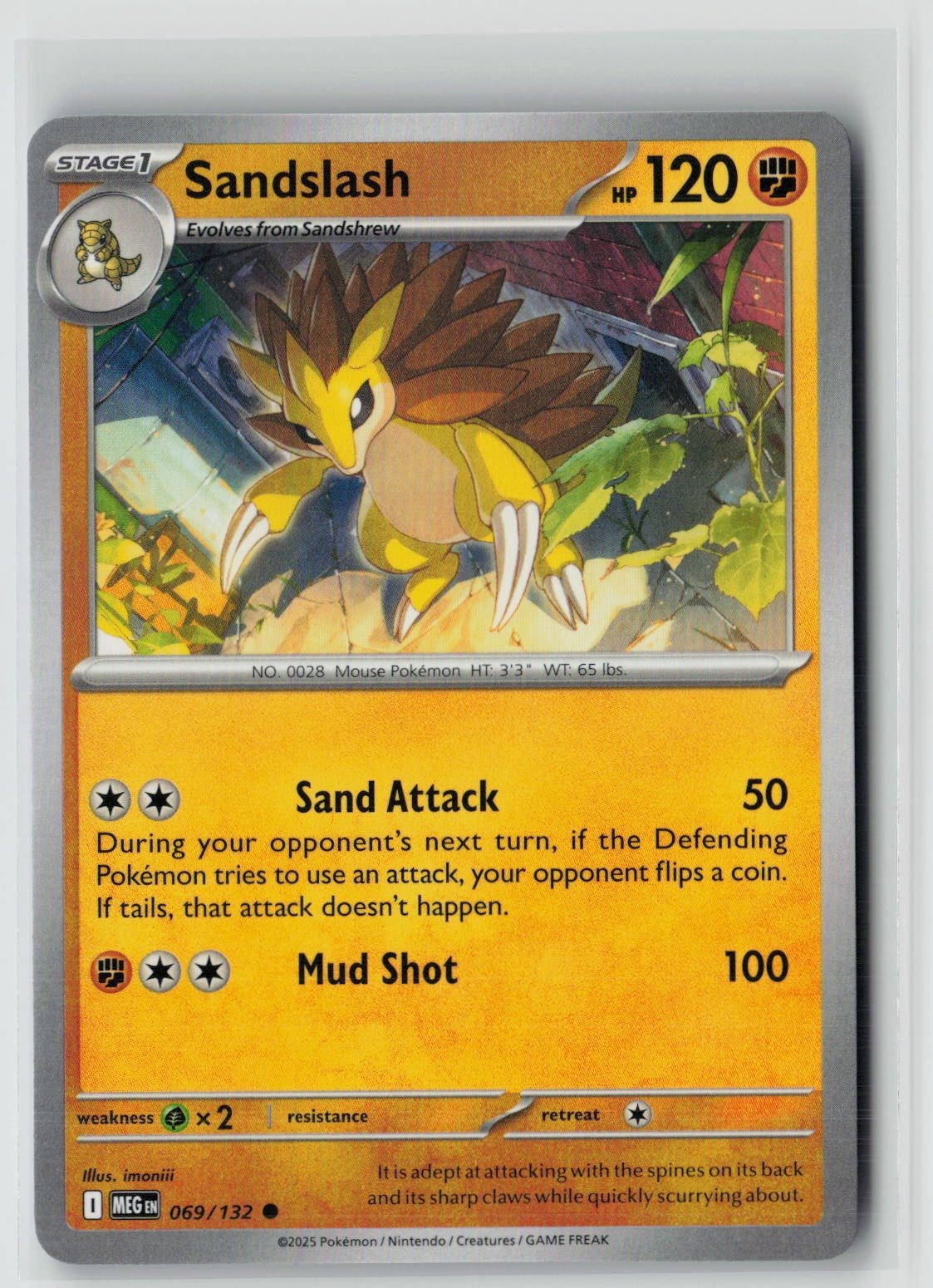 Sandslash (Mega Evolution 069/132) NM