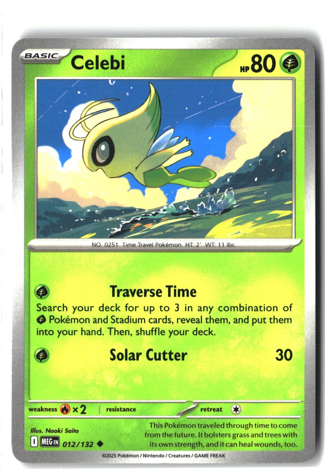 Celebi (Mega Evolution 012/132) NM