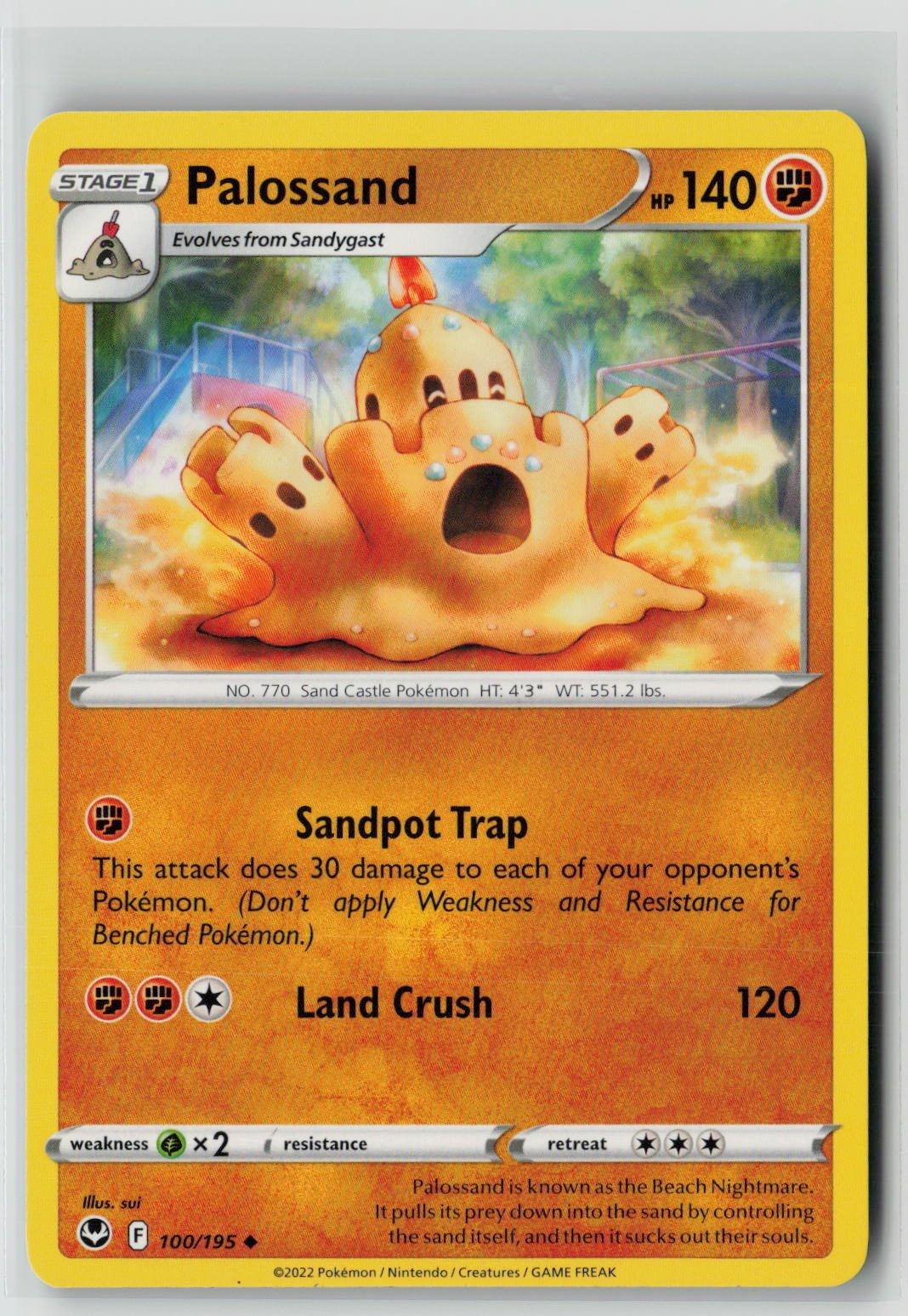 Palossand (SWSH12: Silver Tempest 100/195) NM