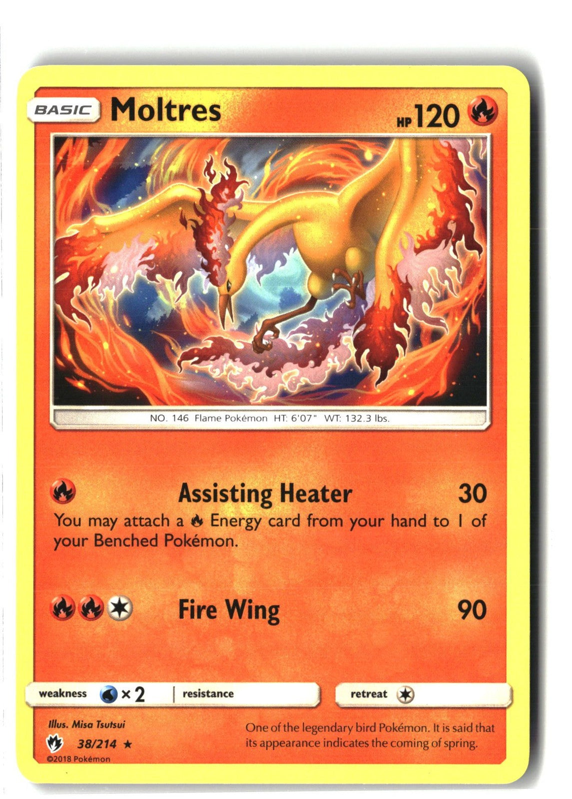 Moltres (SM - Lost Thunder 38/214) NM