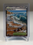 Surfing Beach Holo 114/086 Ultra Rare Chaos Rising Pokemon TCG NM Near Mint