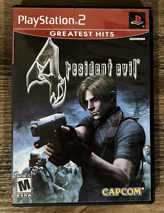 Resident Evil 4 Greatest Hits (PlayStation 2, 2005) CIB Complete W/ Manual 